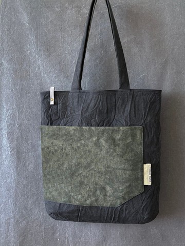 臨時下單區 | 冬岩黑 X 潑墨沼澤綠 | 大口袋 A4托特 | 13吋 15吋