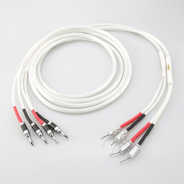 音頻線 音源線 喇叭線 5N OCC鍍銀發燒主音箱線喇叭線香蕉頭針插Y插膽機功放音響連接線