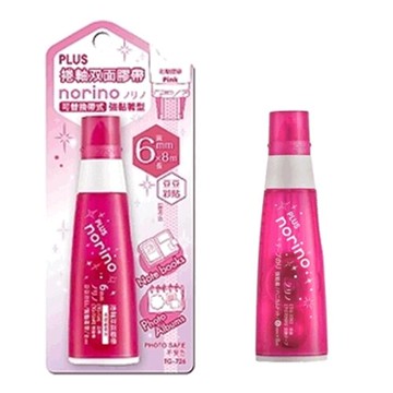 本月熱銷推薦 滿額再折【史代新文具】普樂士PLUS TG-726 6mm×8M 豆豆貼 卷軸式 雙面膠帶(1盒10個)