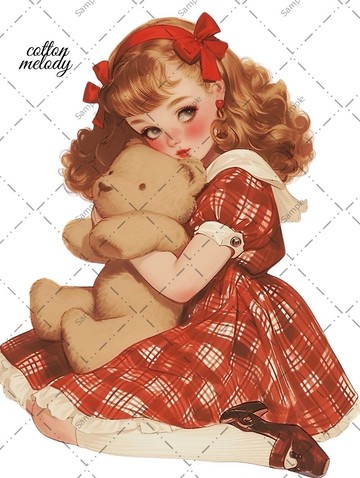 原創貼紙 no.628 人物貼紙 原創貼紙 女孩貼紙 原創人物貼紙