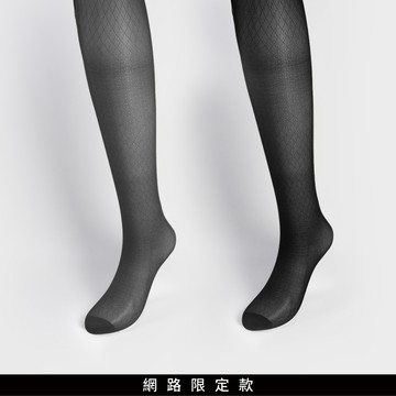 SO NICE 簡約菱形格紋絲襪