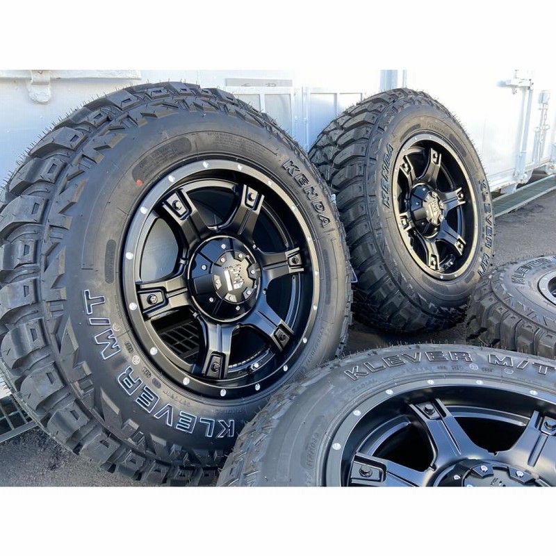 プラド サーフ ハイラックス タイヤホイールセット 17インチ LEXXEL OutLaw ＆ KENDA KR29 265/70R17  新品4本set | LINEショッピング