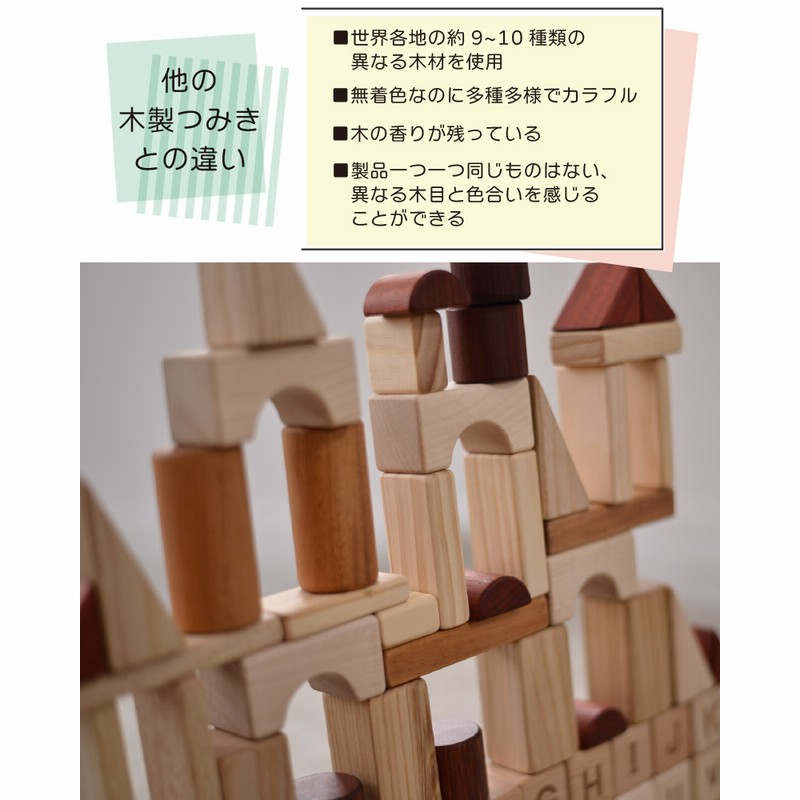 積み木 アルファベット 数字計算記号入り 88P 遊び方ガイド 名