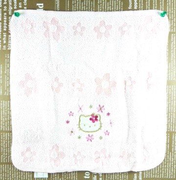 【震撼精品百貨】Hello Kitty 凱蒂貓~中方巾~粉波斯