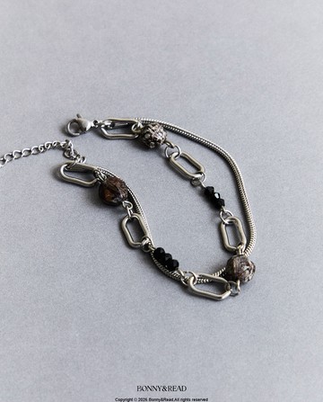 [鋼飾/雪花石] 暮色礦脈手鍊 / Twilight Vein Bracelet