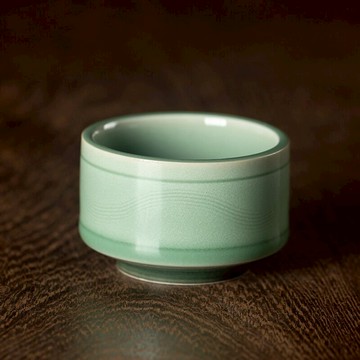 廖玉珺龍泉青瓷手工杯品茗杯功夫茶具茶杯陶瓷茶碗茶盞單杯正直杯