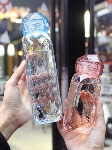 創意水杯個性潮流隨手杯女男無毒耐高溫塑料杯簡約便攜防摔杯子