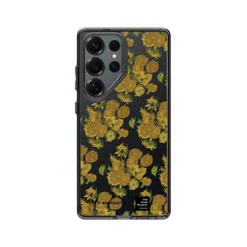 Galaxy S25 Ultra Clear 酷墨灰 - Van Gogh Museum - 向日葵 - 重複圖案