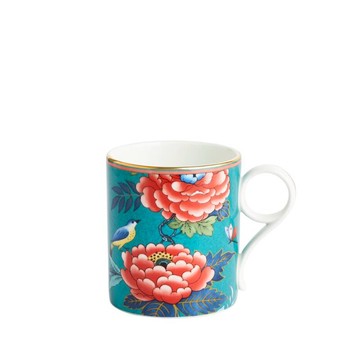 牡丹馬克杯200ml 帝皇綠