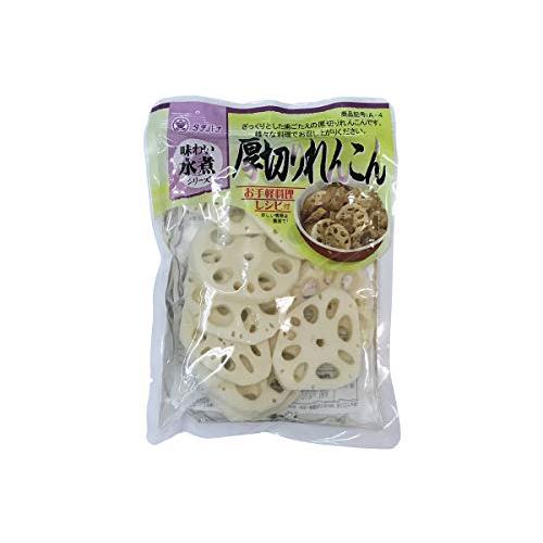 タチバナ食品　味わい水煮シリーズ　厚切りれんこん　120g