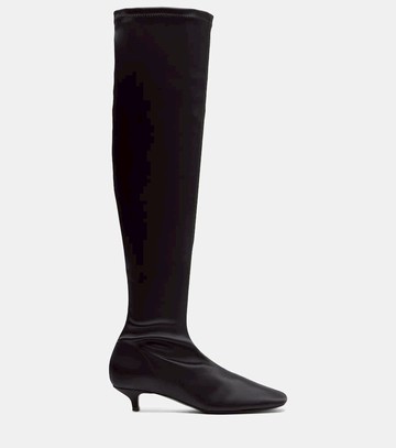 Toteme Satin knee-high boots