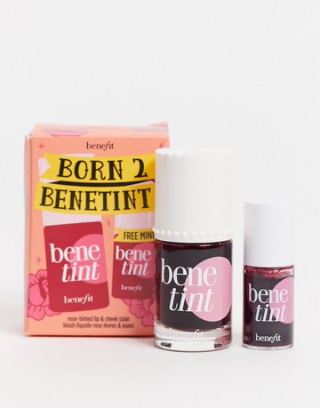 Benefit Born 2 Benetint Rose Tinted Lip & Cheek Tint Duo Set-Multi