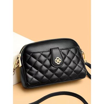 真皮女包小包包女士2025新款時尚媽媽包中年女式多層包單肩斜挎包