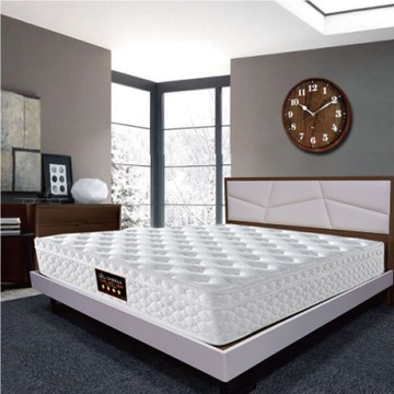 Albert艾柏 正三線天絲涼感PU護邊6尺雙人加大獨立筒床墊-180x188x24cm