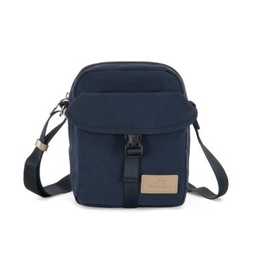 J II 斜背包 星海多隔層防潑水斜背包-深藍色-7012-2