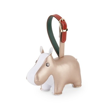 【吊飾】 經典河馬 Hippo 皮革掛飾 | 生日禮物 質感配件