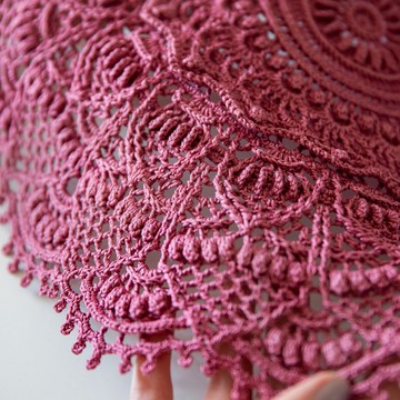 手工鉤針編織桌巾 |東歐風表墊|手鉤蕾絲墊 鉤針蕾絲杯墊 蕾絲桌布 桌巾