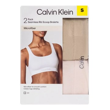 [COSCO代購6] D1956385 Calvin Klein 女無鋼圈內衣兩件組