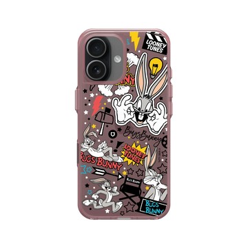 iPhone 17 Clear (相機按鈕) 晶醺玫 - 樂一通 Looney Tunes - 搗蛋系列-兔巴哥