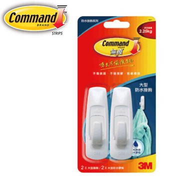 3M  大型 無痕 防水 掛鉤 18011  /卡【APP滿額下單10%點數(單一帳號最高5000點)】1/31止