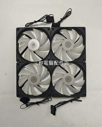 逾輝機箱風扇 12厘米 炫彩彩光 大4pin 四把正轉 打包出售【三和電腦配件店】