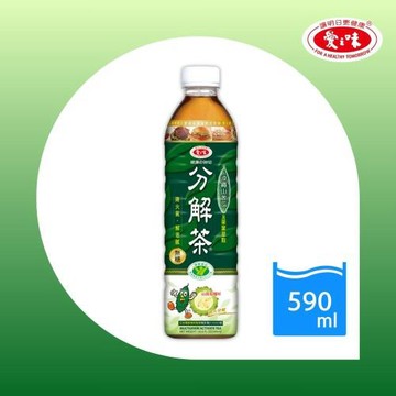 【愛之味】健康油切分解茶-4箱組590ml(24入/箱)