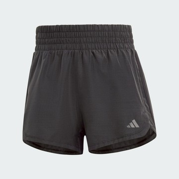 adidas PACER TRAINING 運動短褲 女 田徑 跑步 碳黑色 IS2178