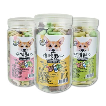 憶馨嚴選歐洲lolo烘焙點心綜合口味餅乾 (340g) 三種口味 狗骨頭餅乾 潔牙餅乾