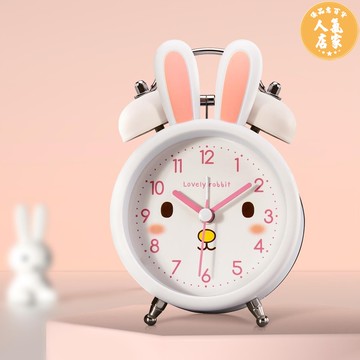 鬧鐘 雙耳鬧鐘 貪睡鬧鐘 鬧鐘學生專用起床神器兒童男女孩可愛床頭簡約小鬧鈴強力叫醒時鐘