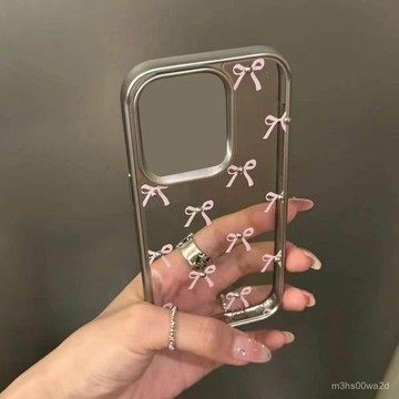 滿屏蝴蝶結 防摔 適用蘋果iPhone 16 15 14 13 12 11 Pro max XR XS 8 7P手機殼