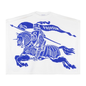 BURBERRY Kids 馬術騎士羊毛斗篷