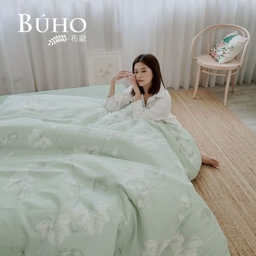 BUHO 台灣製LYOCELL萊賽爾雙人特大床包被套四件組 - AB秘境遊記