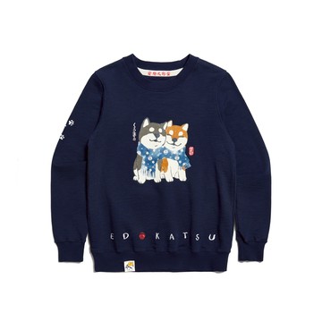 江戶勝｜女裝｜勝太郎與黑丸友達長袖T恤