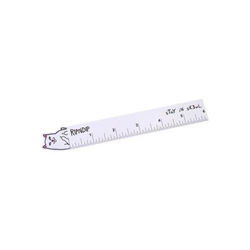 潮物Woo Ripndip Nerm Ruler 美潮賤貓中指貓學生用直尺測量文具