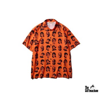 Softmachine BMG Shirts S/S黑人音樂傳奇人造絲開襟襯衫