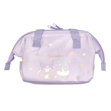 Skater 鋁箔保冷 保溫便當袋  180 x 135 x 115mm  庫洛米與巴庫 紫色  1個