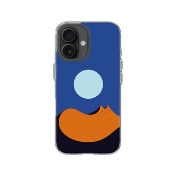 iPhone 16 Clear 透明 - ilovedoodle (Lim Heng Swee) - Lunar Mirage Cat - 月光貓