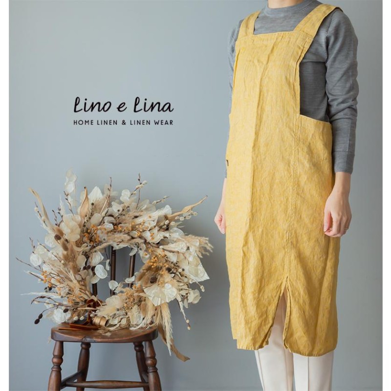 リーノエリーナ Lino e Lina リネン フルエプロン アニタ Anita | LINE