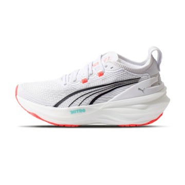 Puma ForeverRun Nitro 2 女鞋 白橘色 氮氣中底 緩衝 支撐 運動 慢跑鞋 31047108