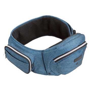 Tushbaby 精品腰凳包 安全支撐 大容量多收納  腰帶119.38 x 15.24cm + 坐墊15.24 x 19.05cm  悠活丹寧