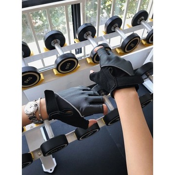 隔日✈️健身半指手套男女夏薄款運動釣魚騎行單槓器械訓練防滑防起繭透氣