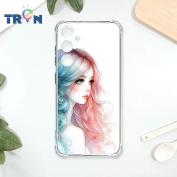 TRON 三星 S24 不愛笑的女孩 四角防摔 軟殼 手機殼