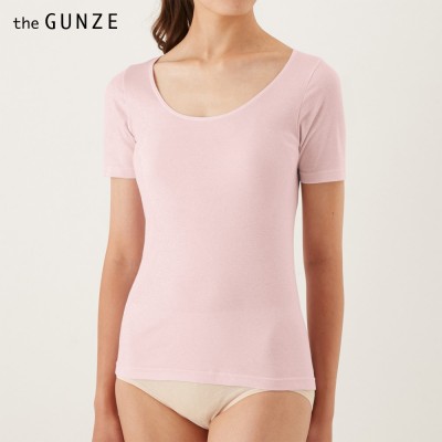 Gunze グンゼ The 半袖インナー バイオレット 通販 Lineポイント最大get Lineショッピング