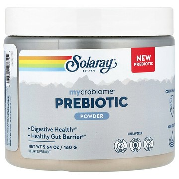 Solaray, Mycrobiome® 益生元粉，原味，5.64 盎司（160 克）