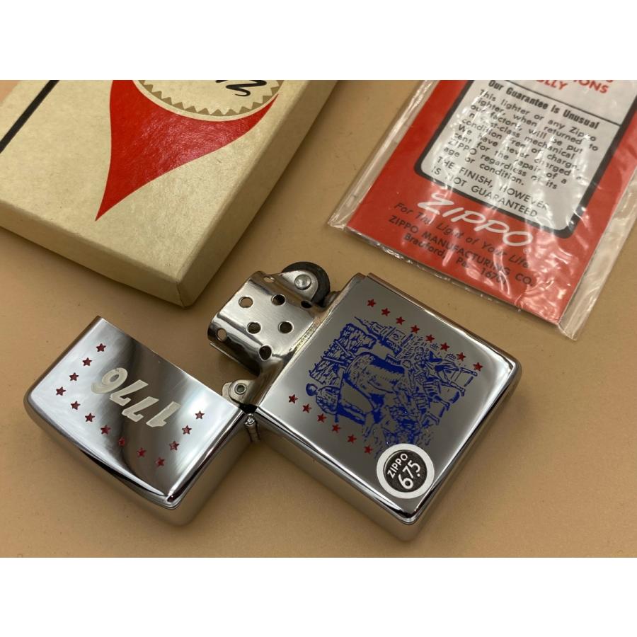 ジッポー ZIPPO ライター 未使用デッドストック 新品未使用 1776 アメリカ独立記念日 建国200周年記念 1975年製