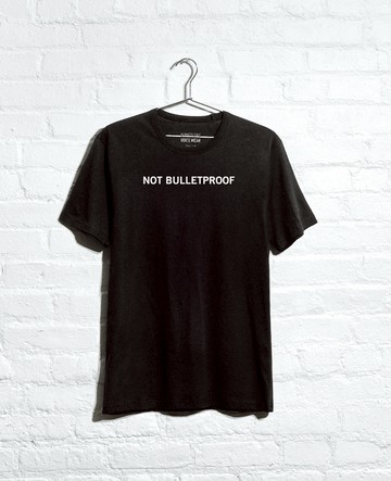 Kenneth Cole | Site Exclusive! Not Bulletproof T-Shirt in Black, Size: XL