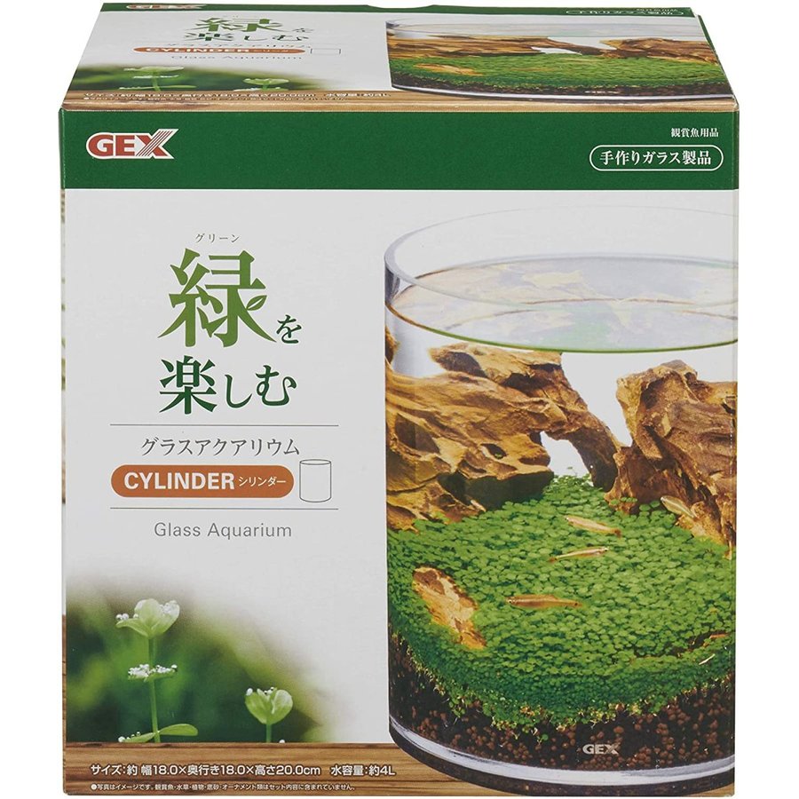ジェックス 水槽 グラスアクアリウム シリンダー 水草インテリア ガラス製 通販 LINEポイント最大GET | LINEショッピング