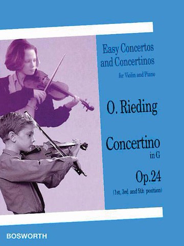 【學興書局】Rieding 黎丁 Concertino in G G大調協奏曲 Op.24 小提琴/鋼琴