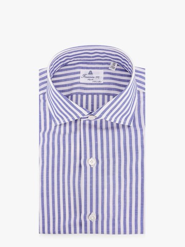170 a due striped linen and cotton shirt - FINAMORE - gender_Man