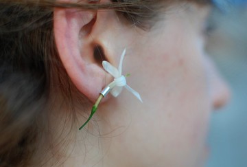 純銀迷你花瓶耳環